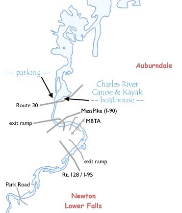 kayak map