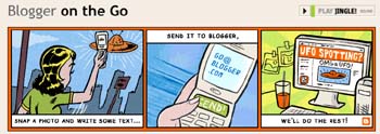 blogger on the go